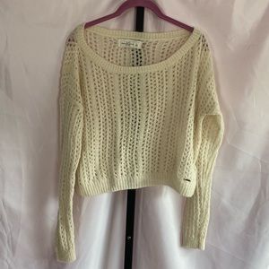 Abercrombie & Fitch Cream Wool Blend Sweater, Lrg